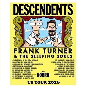 Descendents, Frank Turner & The Sleeping Souls 2026 Poster